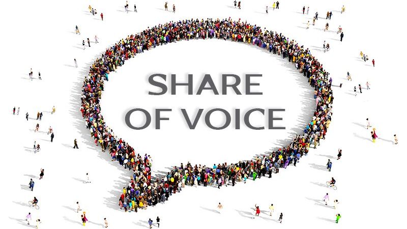 Cómo el share of voice mide la efectividad de las relaciones públicas